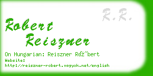robert reiszner business card